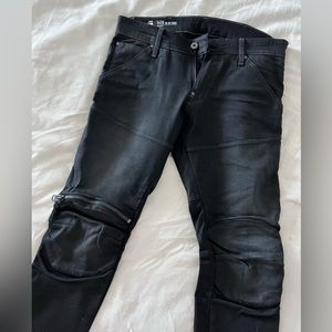 Man Jeans 5620 zip knee jeans, skinny